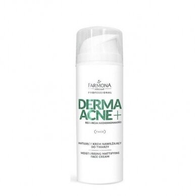 FARMONA DERMA+ACNE Moisturising Facial Cream for mattified skin, 150 ml.