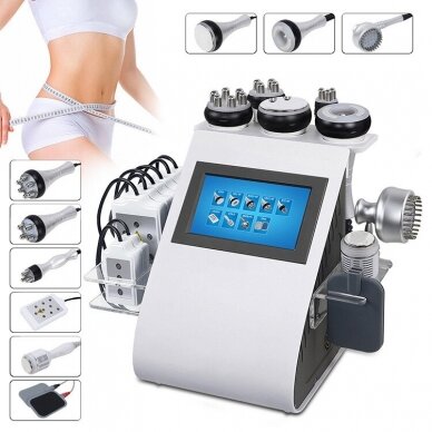 Multifunctional machine for body and face procedures 9in1 (radio frequency, cavitation, vacuum, lipolysis) SW-25F 3