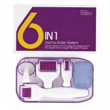 DERMA ROLLER set 6 in 1 for microneedling facial procedures