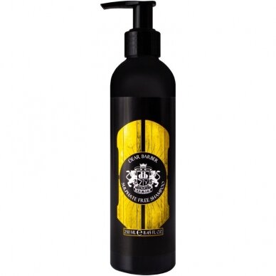 DEAR BARBER barzdos ir plaukų šampūnas vyrams, 250 ml