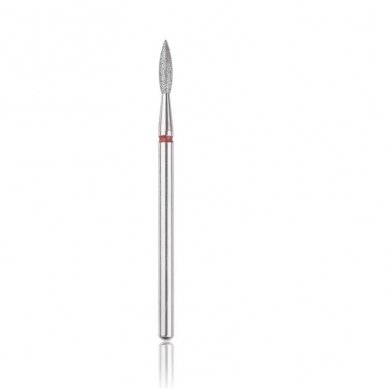 Profesional diamond nail dril tip FLAME SHARP RED