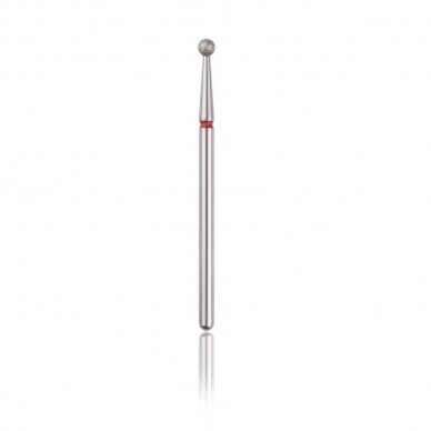 Profesional diamond nail dril tip BALL RED 2.7