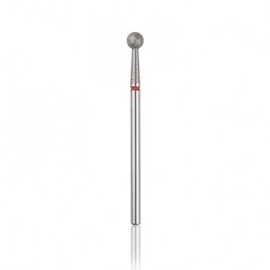 Profesional diamond nail dril tip BALL RED 3,5