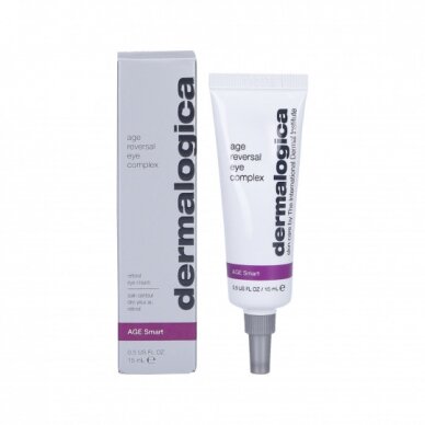 DERMALOGICA AGE SMART Age Reversal Eye Complex paakių kremas išlyginantis raukšleles bei mažinantis paburkimus, 15 ml.