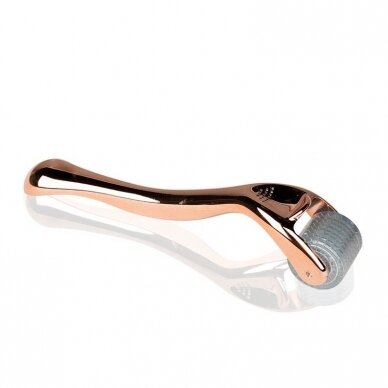 DERMA ROLLER mezoterapijai ROSE GOLD 0,25mm 192 titano adatos