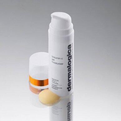 DERMALOGICA Biolumin-C Gel Moisturiser skaistinantis gelinis drėkiklis su vitaminu C, 50ml. 3