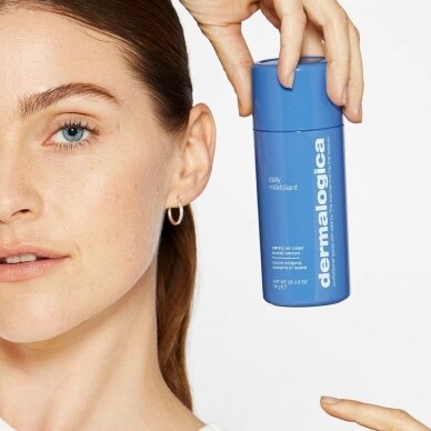 DERMALOGICA Daily Milkfoliant veganiška pieno pudra su avižomis ir kokosais 1