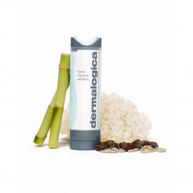 DERMALOGICA Hydro Masque Exfoliant drėkinanti kaukė su šveičiamaisiais bambuko burbuliukais, 50ml. 4