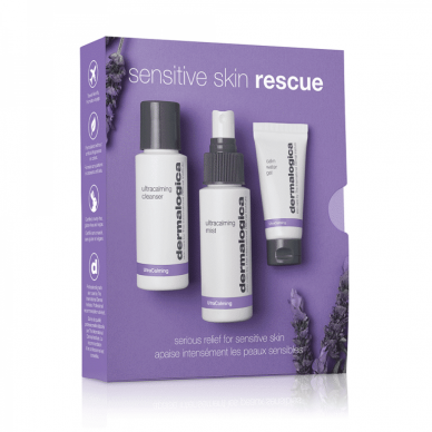 DERMALOGICA Sensitive Skin Rescue Kit jautrios odos rinkinys, 1vnt.