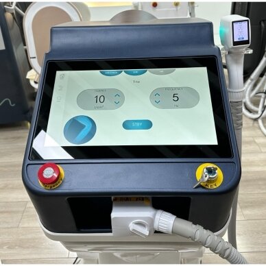 DL500 Portable Diode Hair Removal Machine Laser 4 Waves 755nm, 808nm, 940nm, 1064nm 4