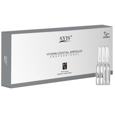 SYIS витаминный коктейль для увлажнения и осветления кожи в ампулах, 10*3 ml