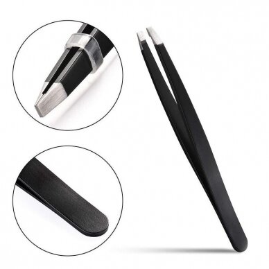 DUcare tweezers set with case BLACK3 2