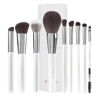 DUcare professional makeup brush set with case, 8 pcs. 2