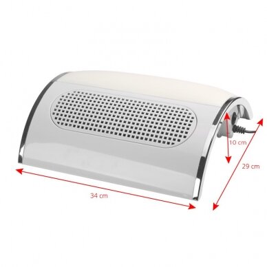 Professional manicure dust collector WIND 585 (20w), white color 5