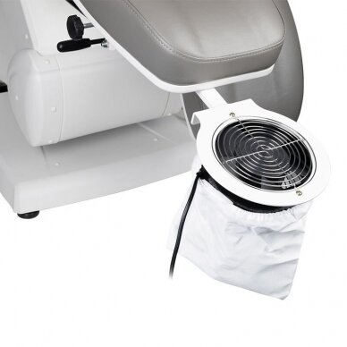 Professional dust collector for pedicure work AZZURRO F18, white color