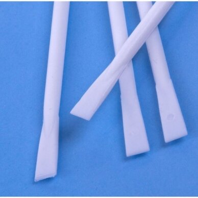 Double-sided spatula for applying eyebrow and eyelash dye, 10 pcs. 1