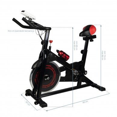 Bicycle trainer spinner SPORTS14, black color 6