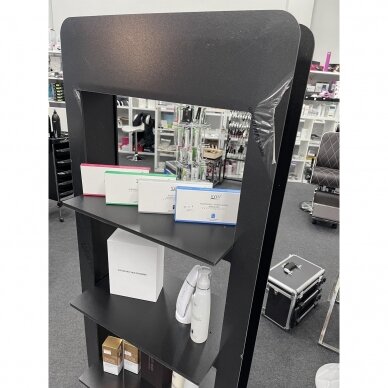 Exhibition shelf for beauty salons and hairdressers EXPO/SLIM 3