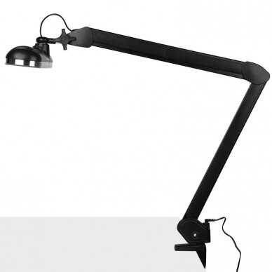 ELEGANTE RED LINE professional lamp is attached to the table ELEGANTE 801-S LED 1