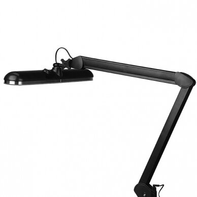 ELEGANTE RED LINE professional lamp is attached to the table ELEGANTE 801-S LED 3