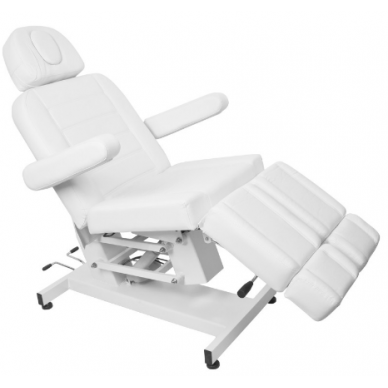 Profesionali elektrinė kosmetologinė kėdė AZZURRO 706 PEDI (1 variklis), baltos spalvos 2
