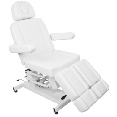 Profesionali elektrinė kosmetologinė kėdė AZZURRO 706 PEDI (1 variklis), baltos spalvos 9