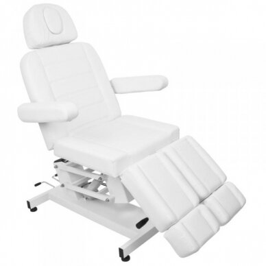 Profesionali elektrinė kosmetologinė kėdė AZZURRO 706 PEDI (1 variklis), baltos spalvos 8