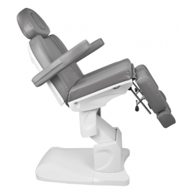 Professional electric podium chair for pedicure procedures AZZURRO 708AS PEDI, gray (3 motors) 7