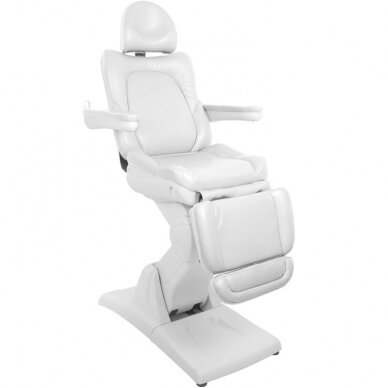 Profesionali elektrinė kosmetologinė kėdė AZZURO 870 (3 varikliai), baltos spalvos 8