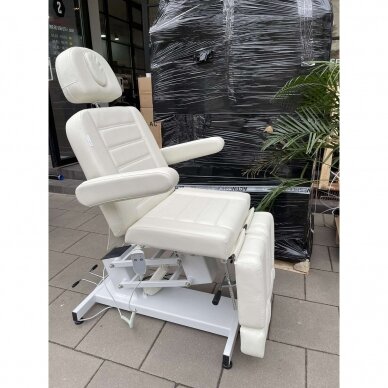 Profesionali elektrinė kosmetologinė kėdė AZZURRO 706 PEDI (1 variklis), baltos spalvos 19