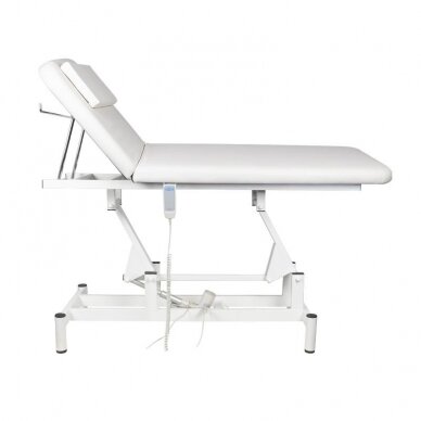 Professional electric massage and rehabilitation bed MOD-079 (1 motor), white color 2