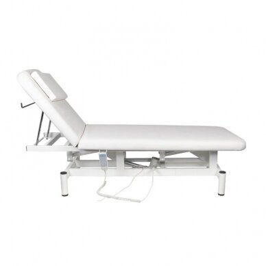 Professional electric massage and rehabilitation bed MOD-079 (1 motor), white color 3