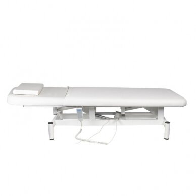 Professional electric massage and rehabilitation bed MOD-079 (1 motor), white color 4