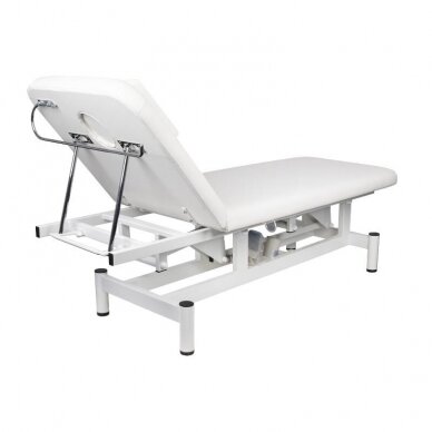 Professional electric massage and rehabilitation bed MOD-079 (1 motor), white color 5