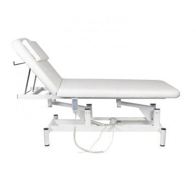 Professional electric massage and rehabilitation bed MOD-079 (1 motor), white color 1