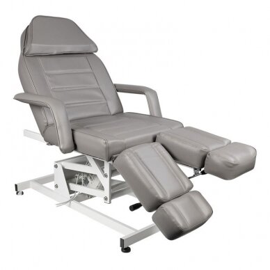 Professional electric pedicure bed / chair AZZURRO 673AS, gray (1 motor)