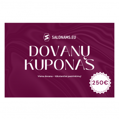 Electronic gift voucher for Salonams.eu, 250€ 1