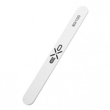 EXO PROFESSIONAL professional nail file EXO 80/100 grit, 1 pc. SAFE PACK 1