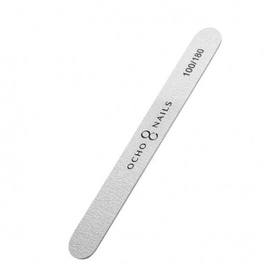 OCHO NAILS professional nail file for manicure SLIM 100/180 grit, 10 pcs.