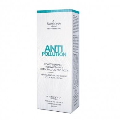 FARMONA ANTI POLLUTION refreshing day and night eye cream, 15 ml.