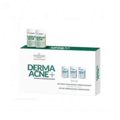 FARMONA DERMAACNE aktyvus normalizuojantis koncentratas, 5 x 5 ml.