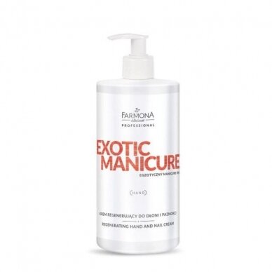 FARMONA EXOTIC MANICURE regeneruojantis rankų ir nagų kremas, 500 ml.