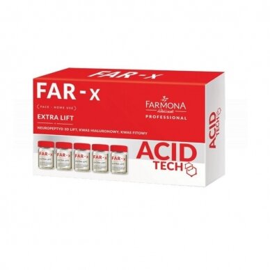 FARMONA FAR-X face concentrate with lifting effect for home use, 5 x 5 ml.