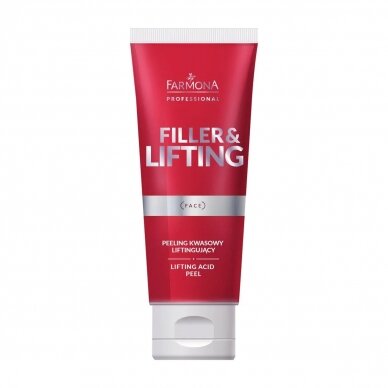 FARMONA FILLER & LIFTING firming facial acid scrub with TENS&UP™ complex, 200 ml