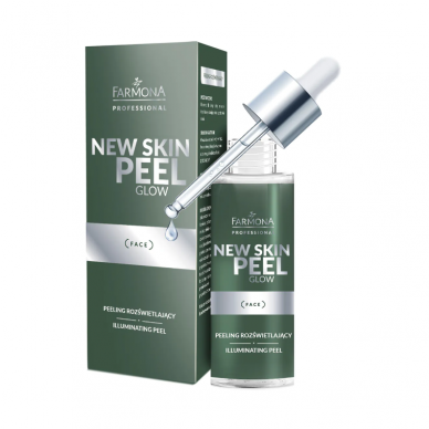 FARMONA NEW SKIN PEEL spindesio suteikiantis veido pilingas GLOW, 30 ml