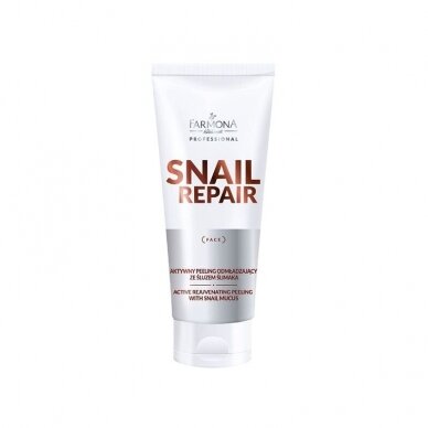 FARMONA SNAIL REPAIR Active Rejuvenating Facial Scrub with Snail Mucus, 200 ml