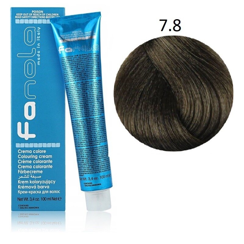 verachten inflatie Beneden afronden Fanola Color Cream 7.8 BLONDE MATTE professional hair paint, 100 ml. |  Salonams.eu
