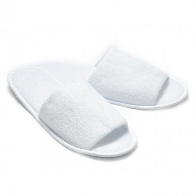 Disposable Terry Open Toe Slippers (10 Pairs)