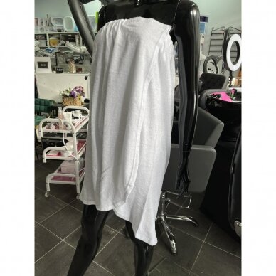 Large terry towel for the body Nr. 1, white color 3