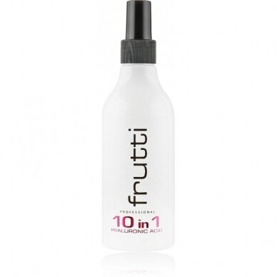 FRUTTI DI BOSO PROFESSIONAL 10IN1 HYALURONIC ACID SPRAY drėkinantis hialurono purškiklis plaukams su D-pantenoliu, 240 ml.